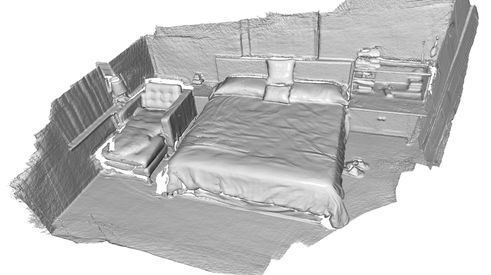 reconstructed scene
